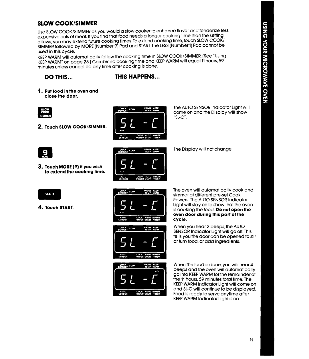 Whirlpool MW8901XS, MW8900XS manual Ii!!l 