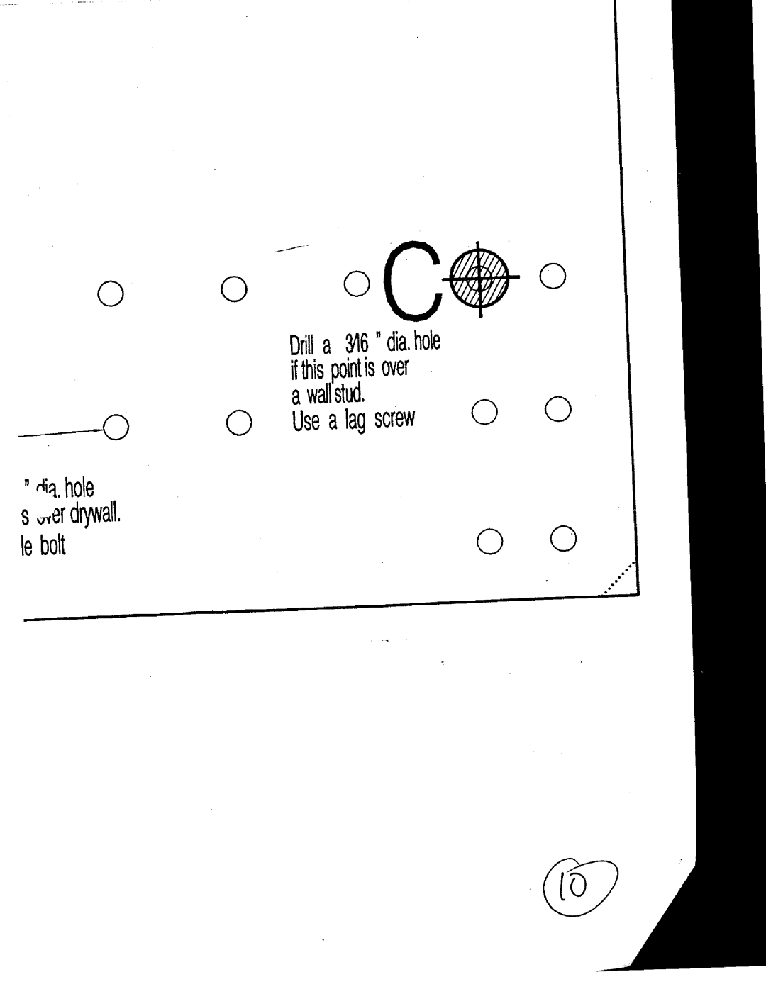 Whirlpool Ni-l30 manual Drilla 3,16dia.hole 