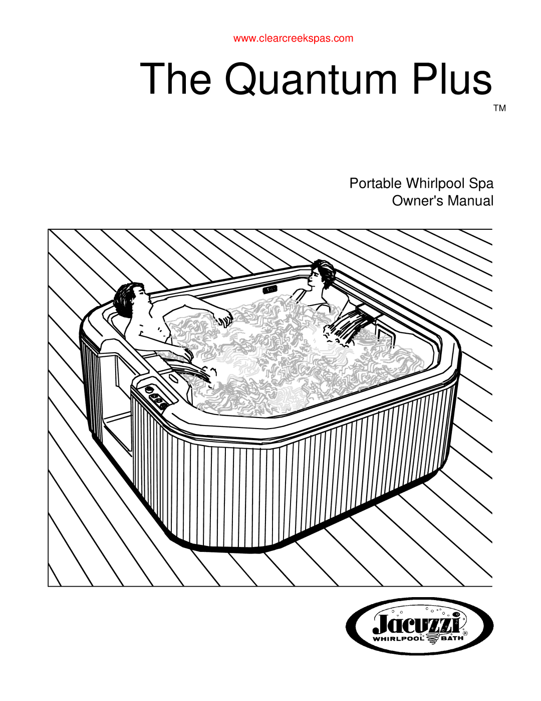 Whirlpool oortable spa owner manual Quantum Plus 