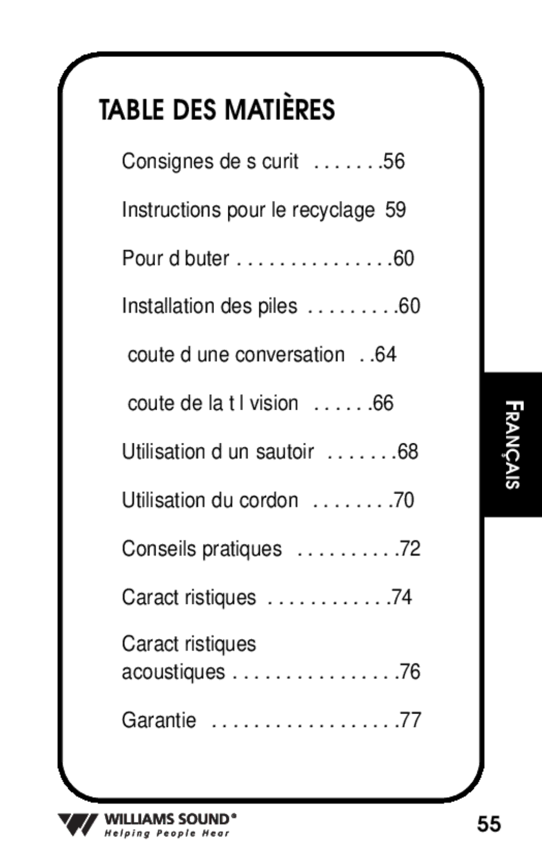 Whirlpool PKT D1 manual Table DES Matières 