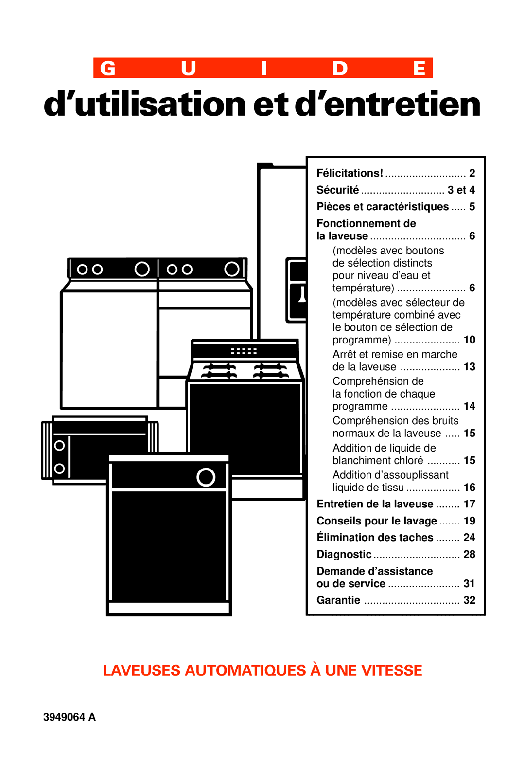 Whirlpool RAB3121EW0 Pièces et caractéristiques Fonctionnement de, Modèles avec sélecteur de, Température combiné avec 