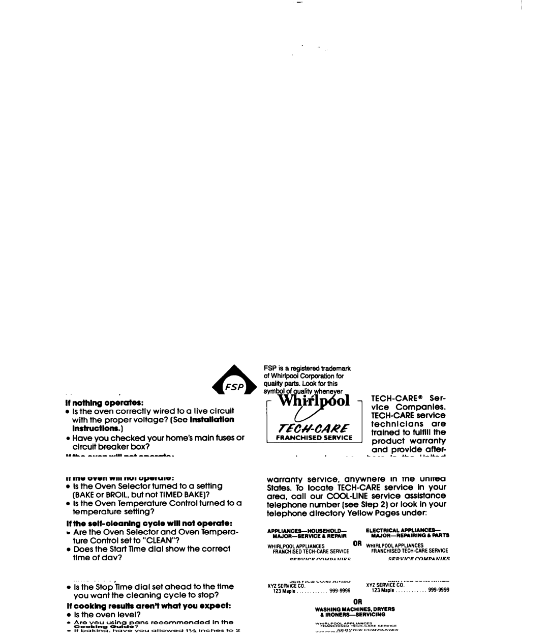 Whirlpool RB16OPXL warranty Part No /816017 Whirlpool Corporation 