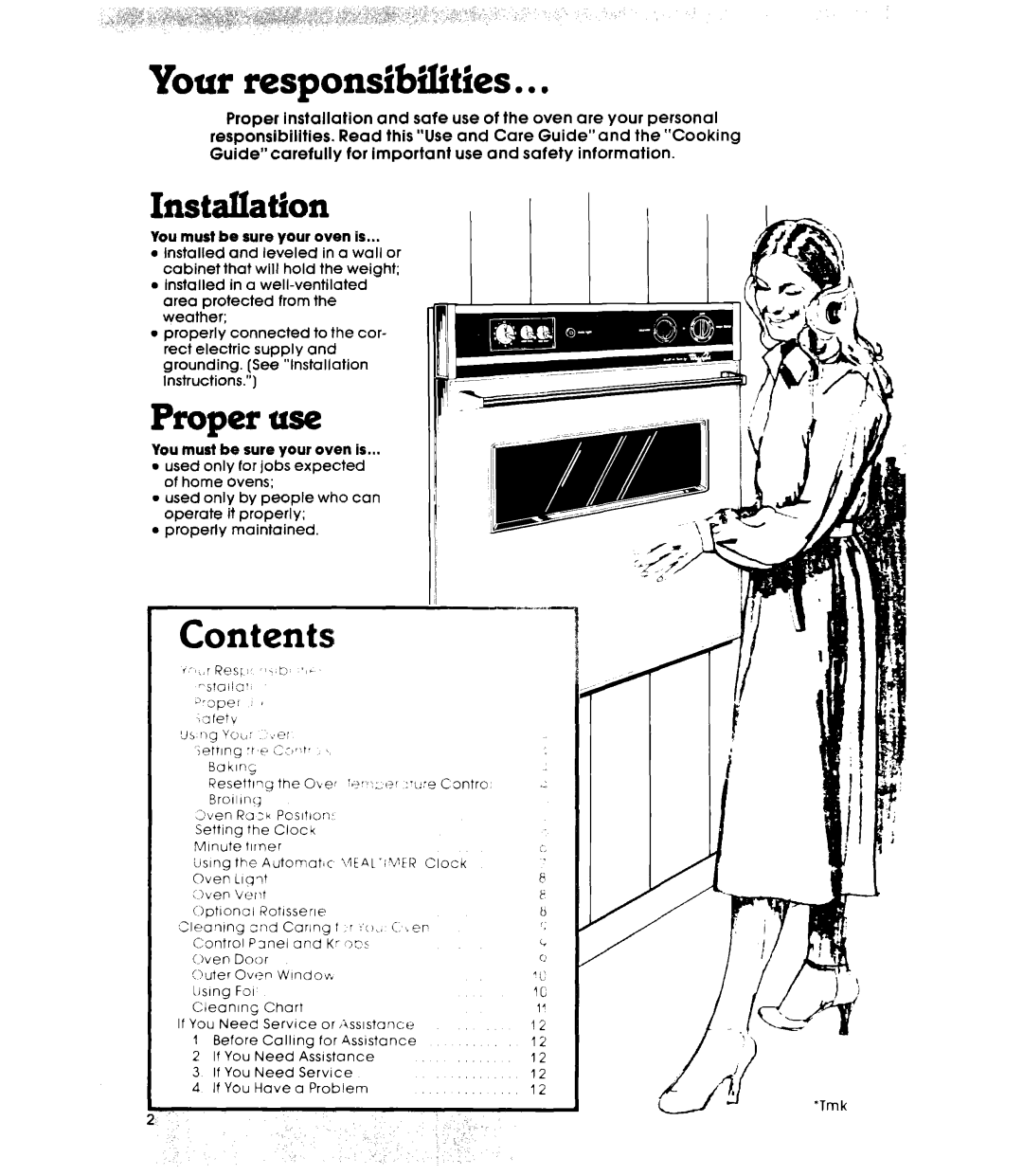 Whirlpool RB2OOOXK warranty Your responsfb5Wes.. l, Instalfath 