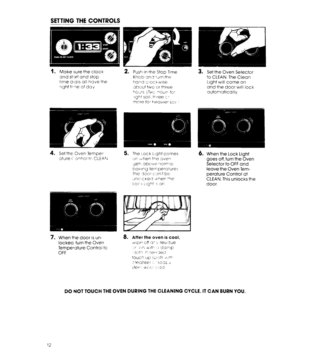 Whirlpool RB47OPXL manual IlCll~cl clockvvlse 