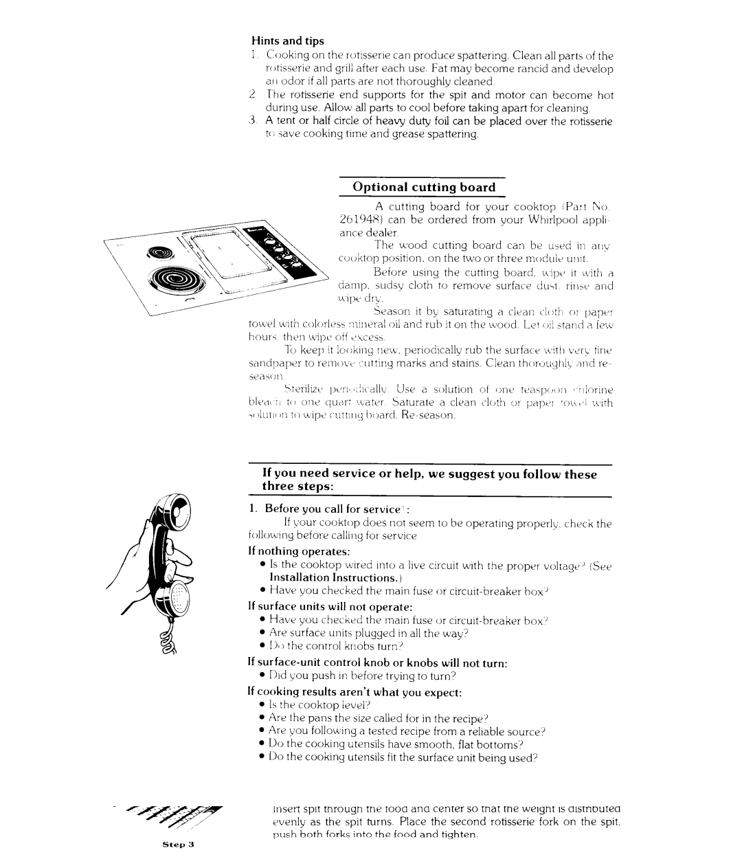 Whirlpool RC8300XKH, RC8800XKH manual Do the cooking utensils fit the surface unit being used’? 