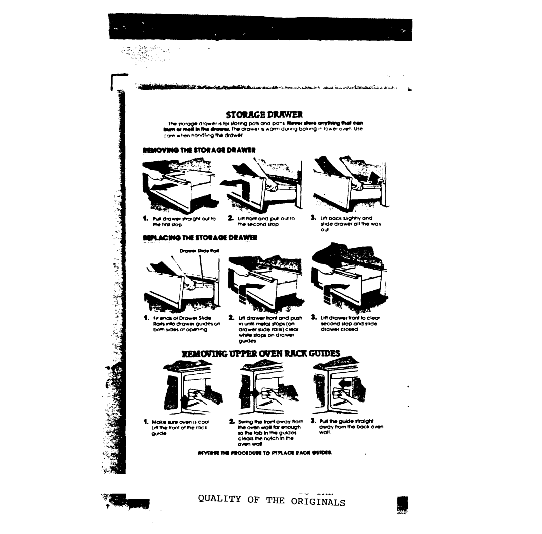 Whirlpool RE963PXK, RE960PXK manual 