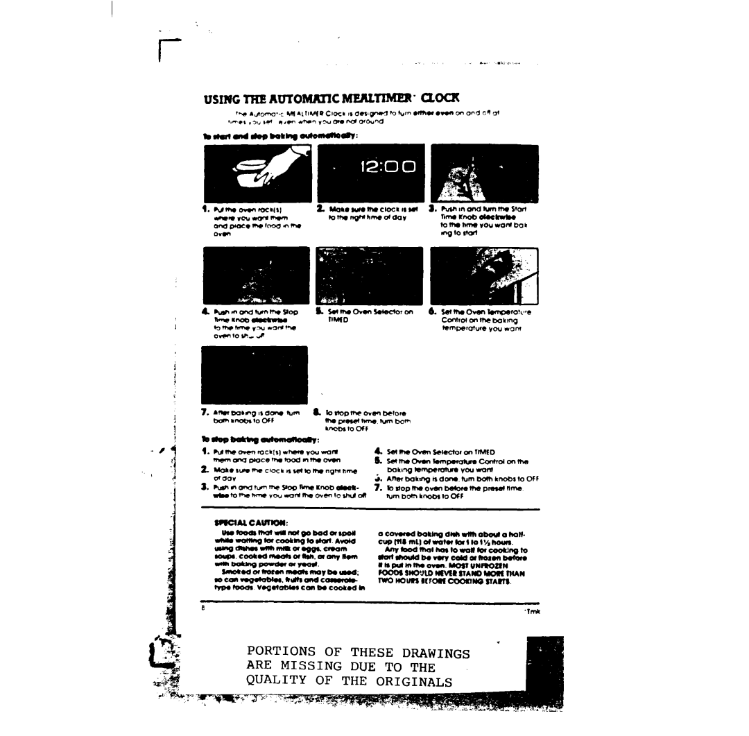 Whirlpool RE963PXK, RE960PXK manual Portions of These Drawings are Missing DUE to 