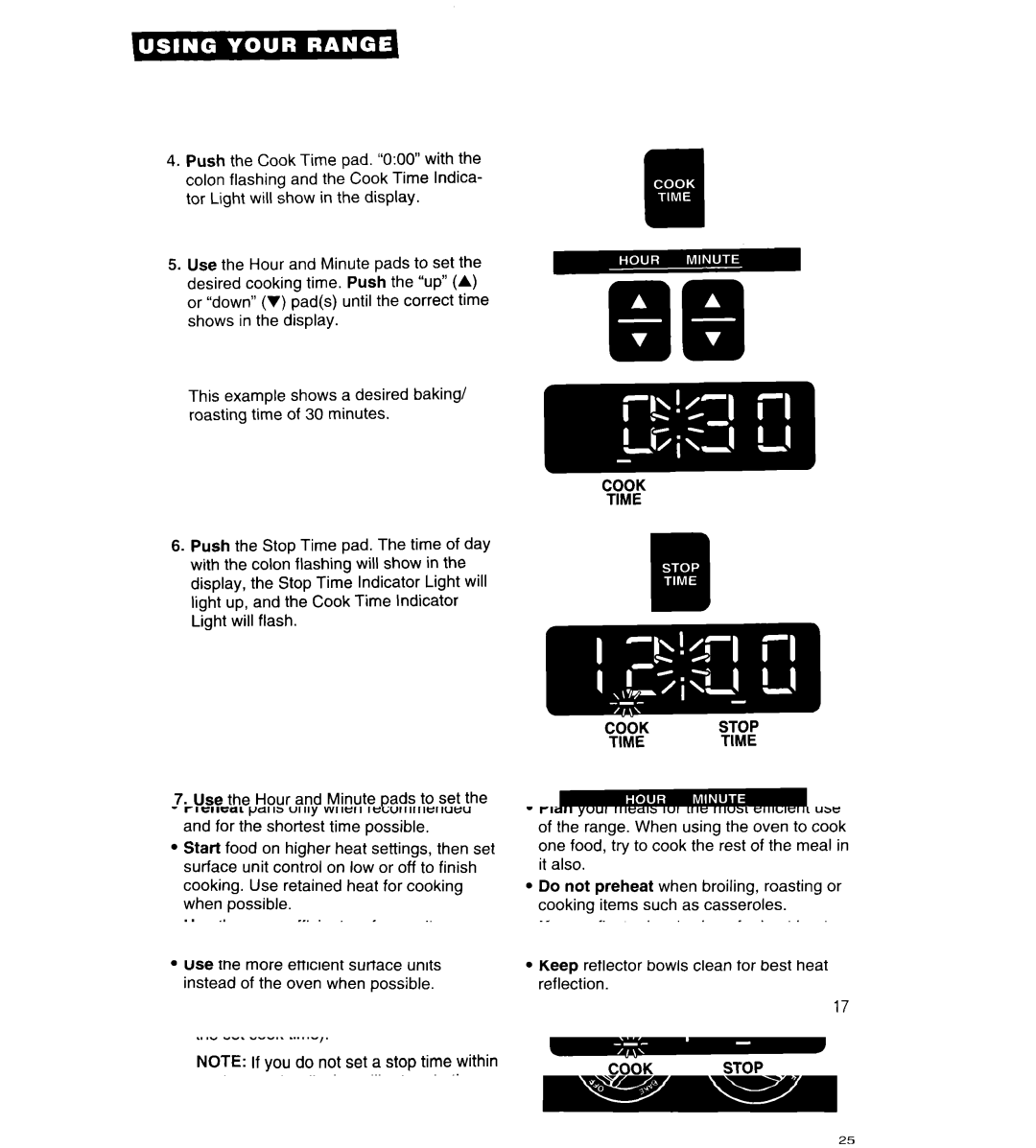 Whirlpool RF315PCY important safety instructions 