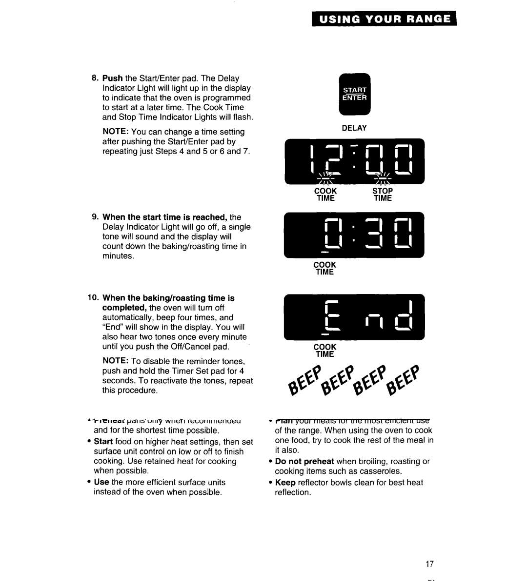 Whirlpool RF315PCY important safety instructions 