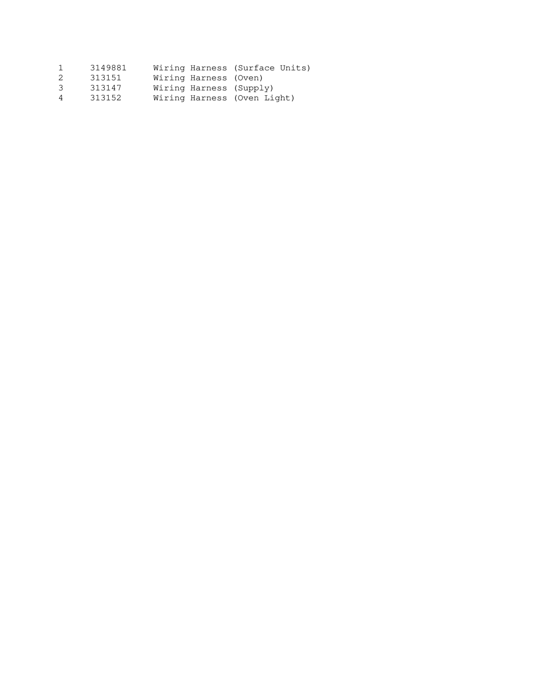 Whirlpool RF3165XWW2 manual 