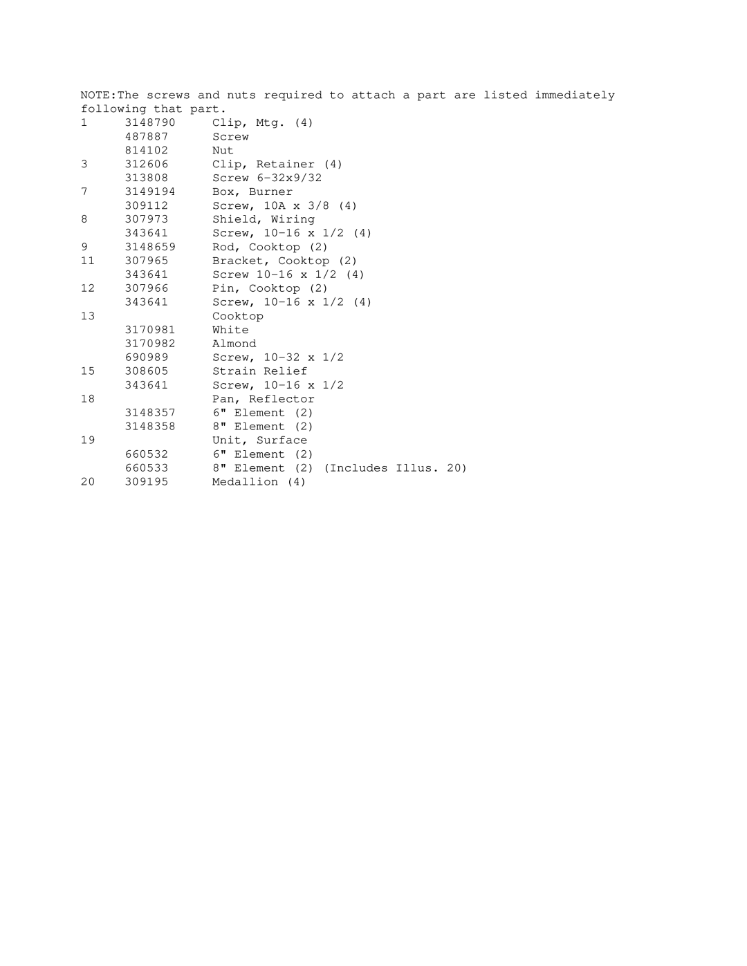 Whirlpool RF3165XWWO manual 