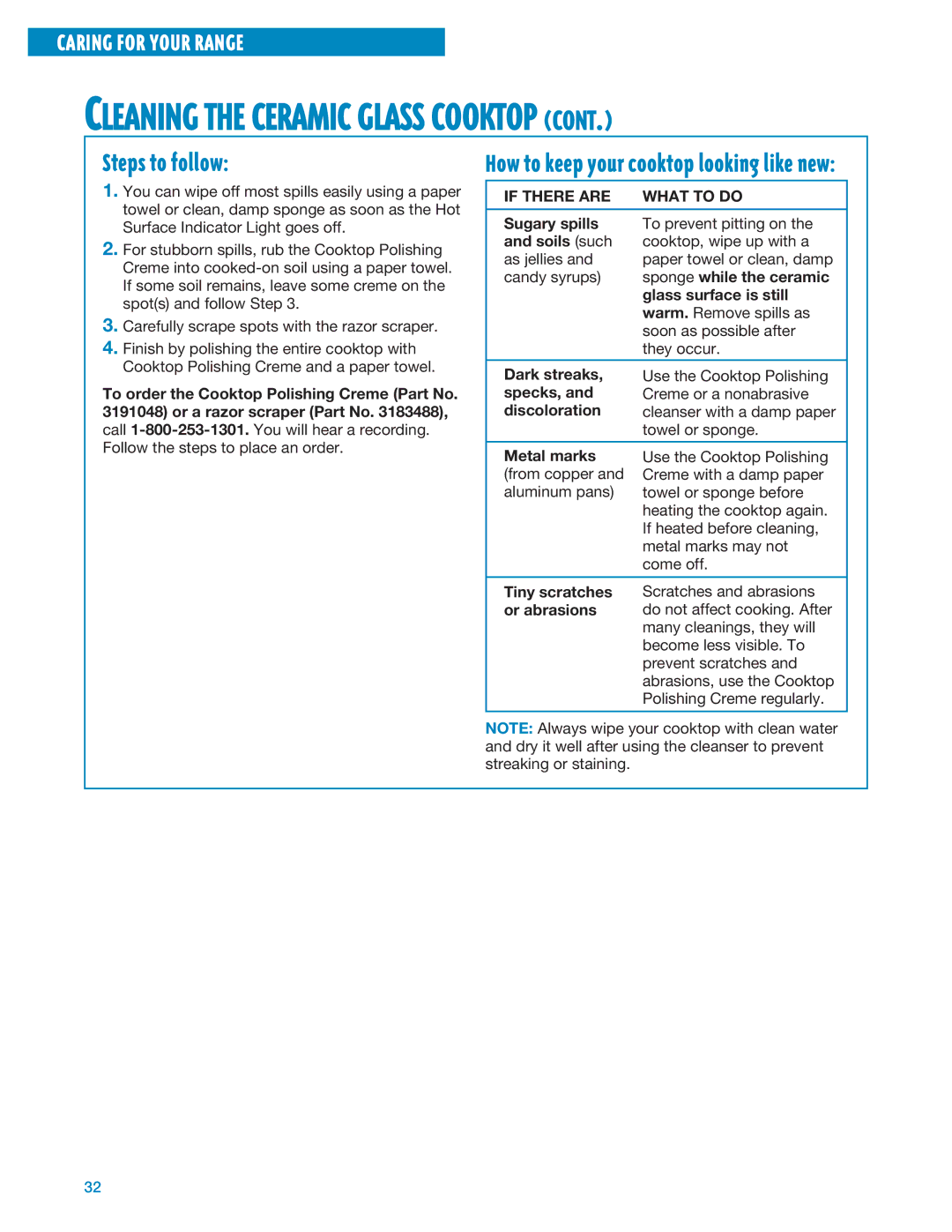 Whirlpool RF324PXE, RF325PXE manual Steps to follow, If There are What to do 