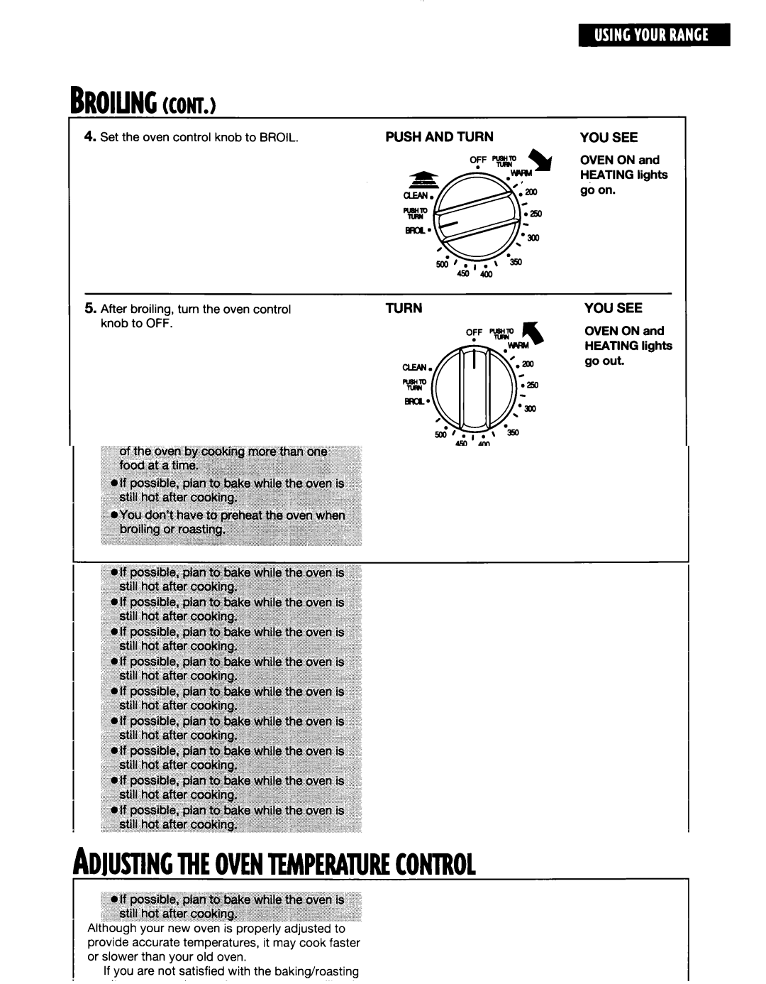 Whirlpool RF354BXE, RF350BXE, RF35OOXE manual Clean, Brol 