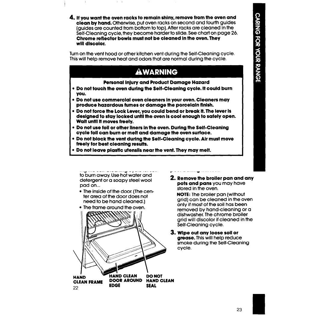 Whirlpool RF360BX manual 