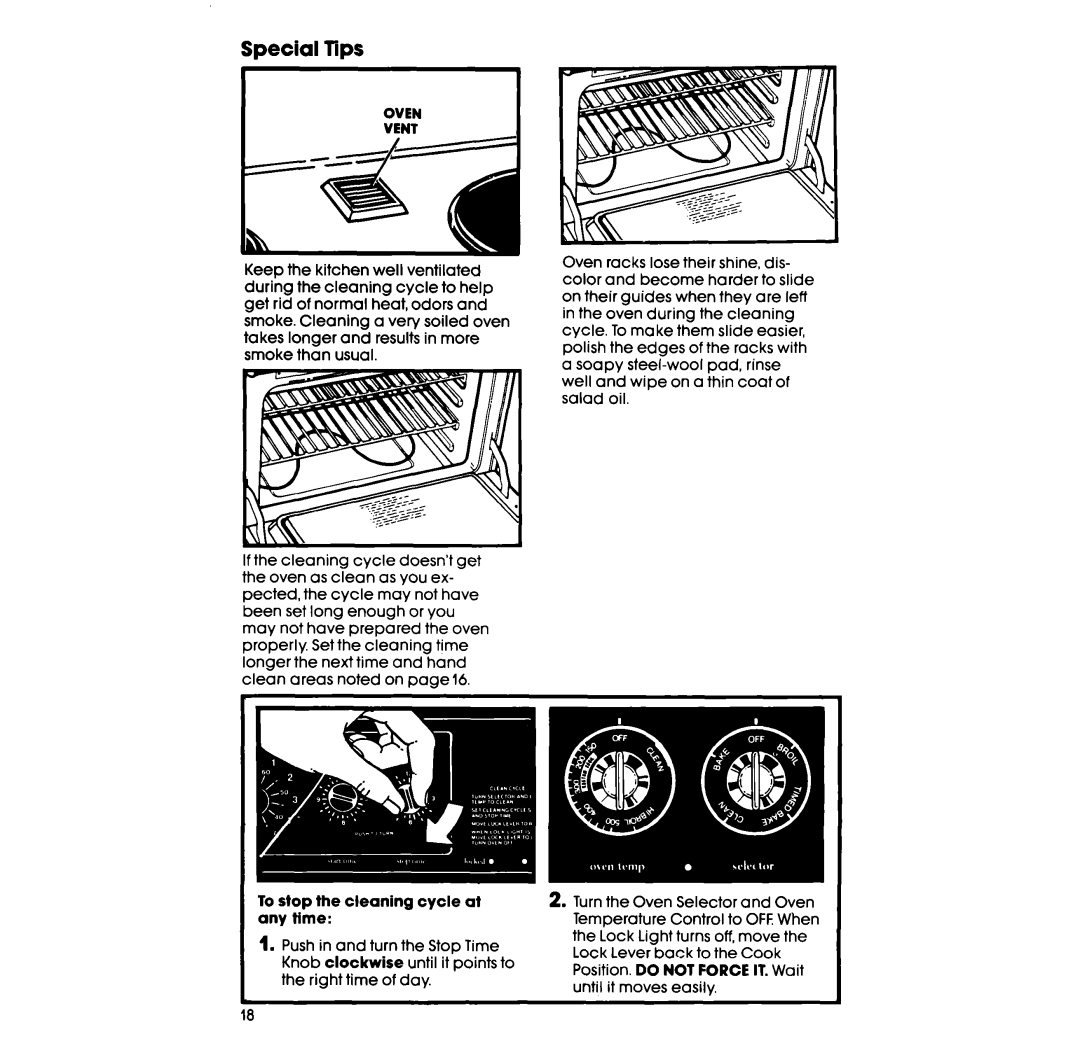 Whirlpool RF367BXP manual Special Tips, Oven Vent 