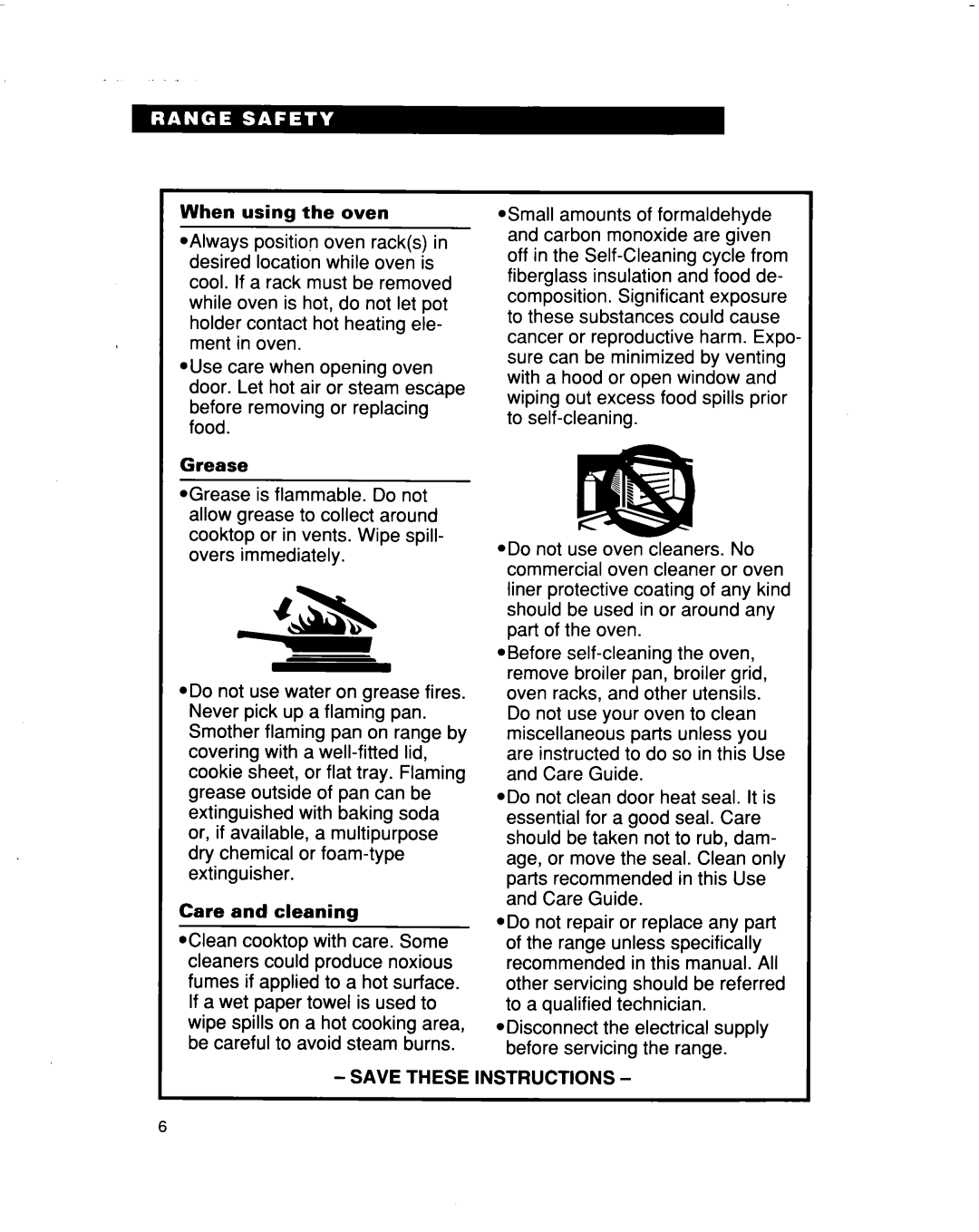 Whirlpool RF374PXD, RF364BBD manual Instructions 