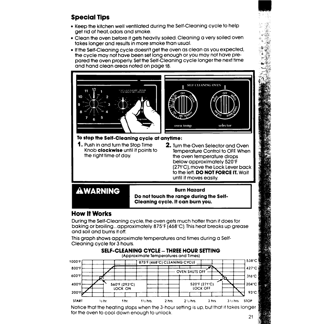 Whirlpool RF375PXX, RF36lPX.X, RF365PXX manual Special Tips, How It Works 