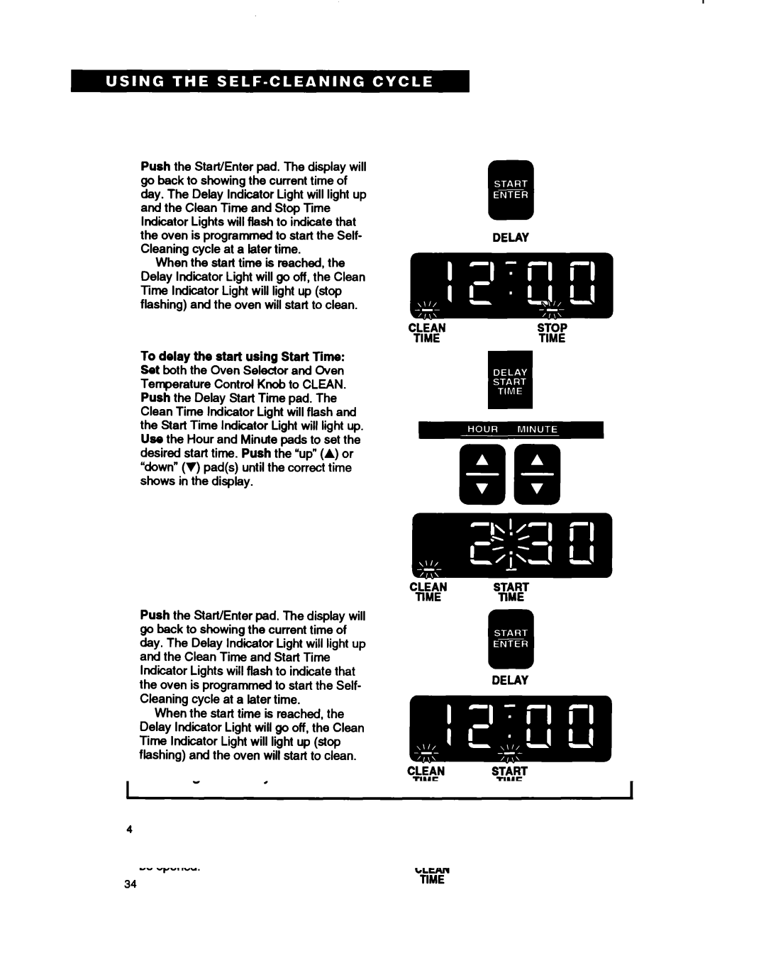 Whirlpool RF375PCY, RF375PXY, RF362BXB manual Delay 