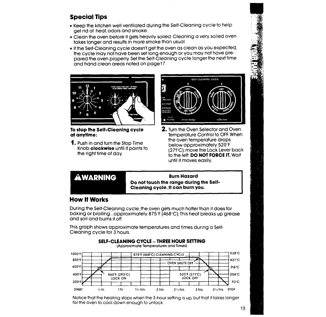 Whirlpool RF377PXX manual Special Tips, How It Works 