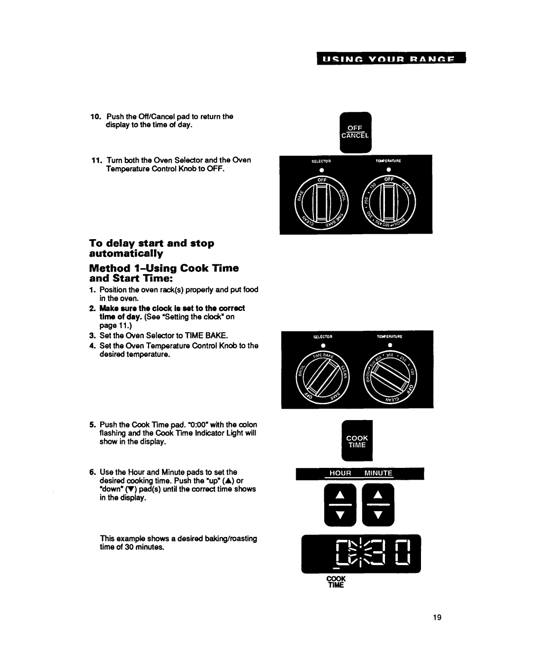 Whirlpool RF377PXY important safety instructions Position the oven ranks properly and put food in the oven 