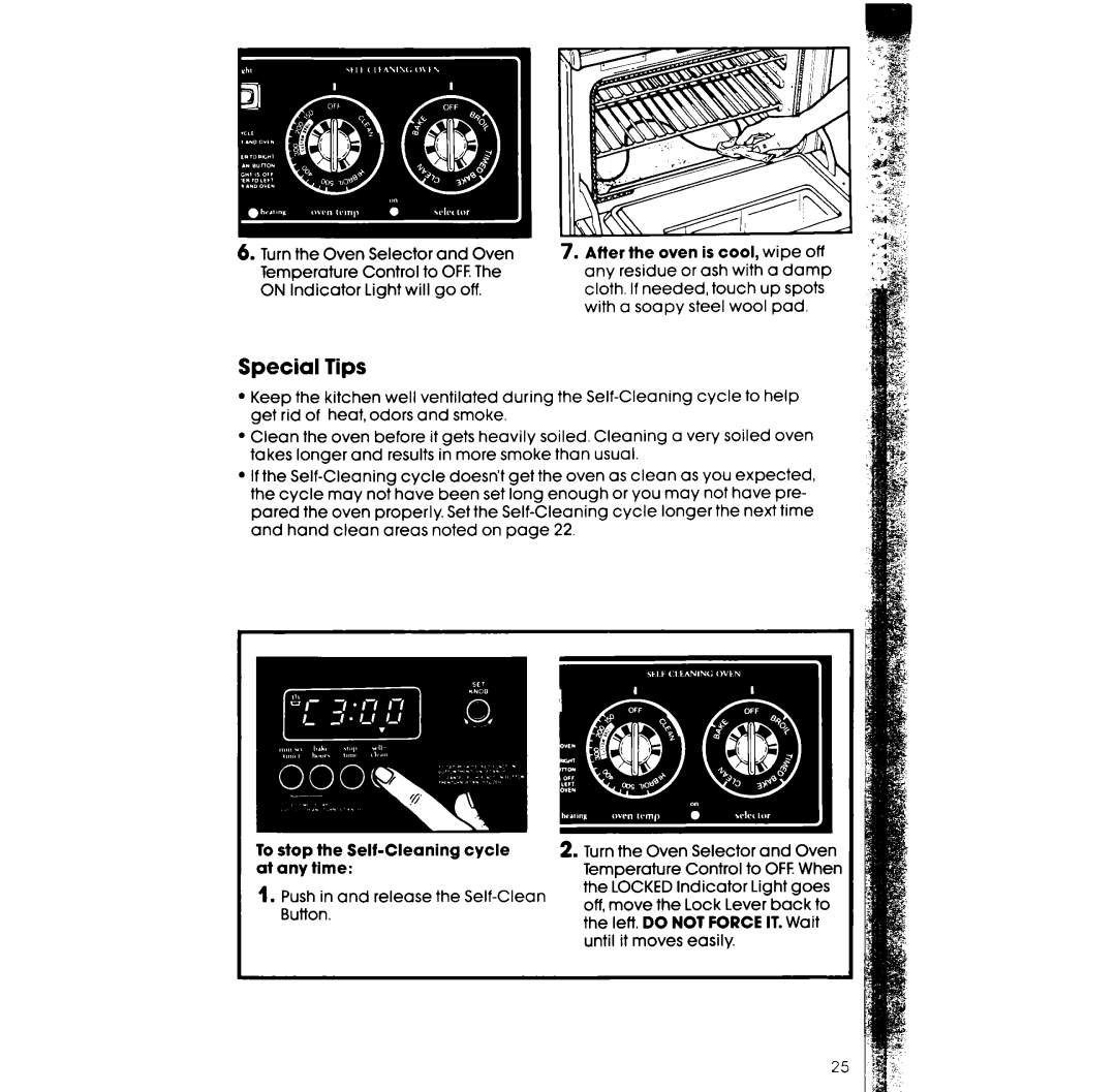Whirlpool RF385PXW, RF385PCW manual Special Tips 