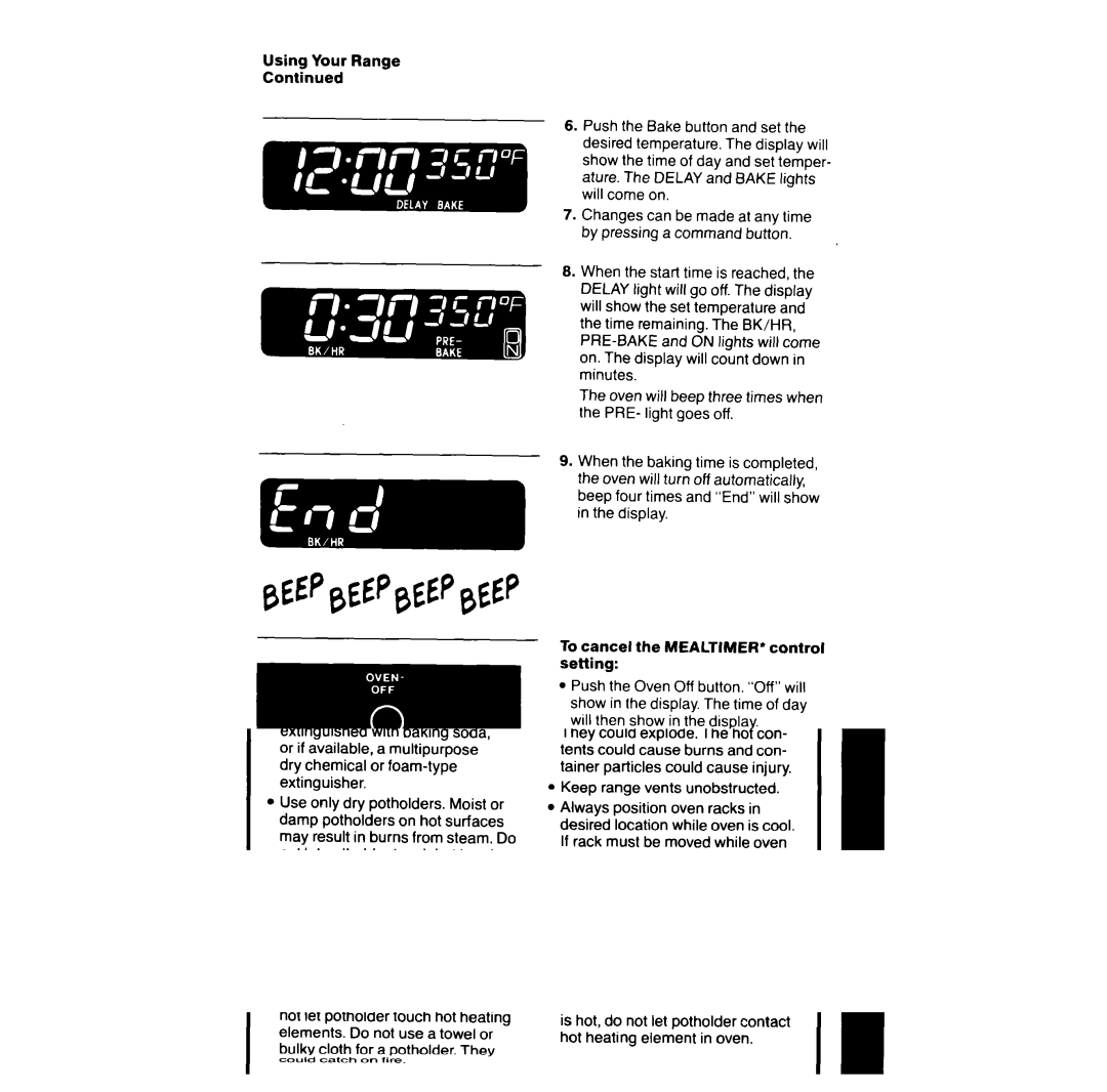 Whirlpool RF387PXV manual ‘Tmk 