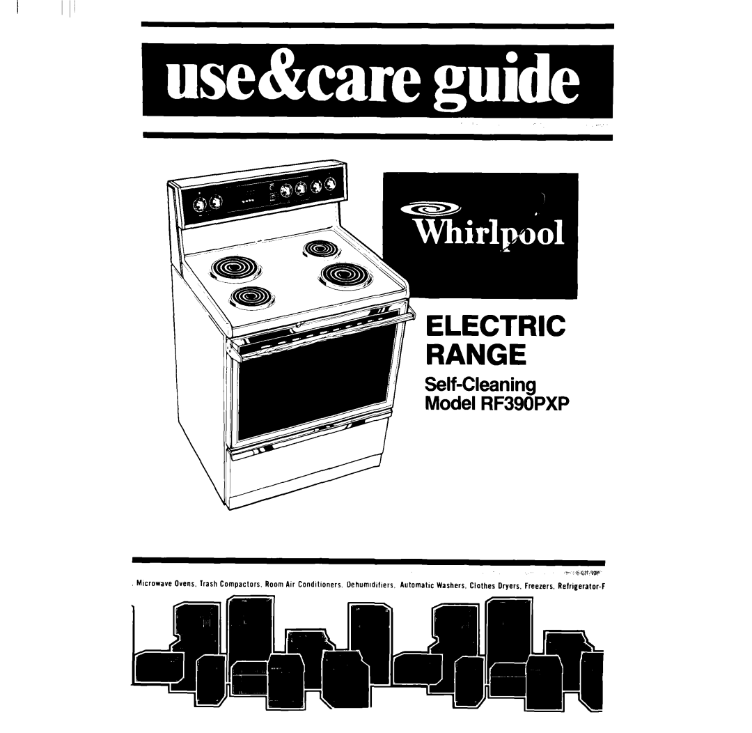 Whirlpool RF390PXP manual WrJ.%e 