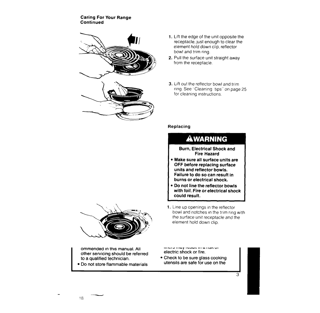 Whirlpool RF391PXW manual 