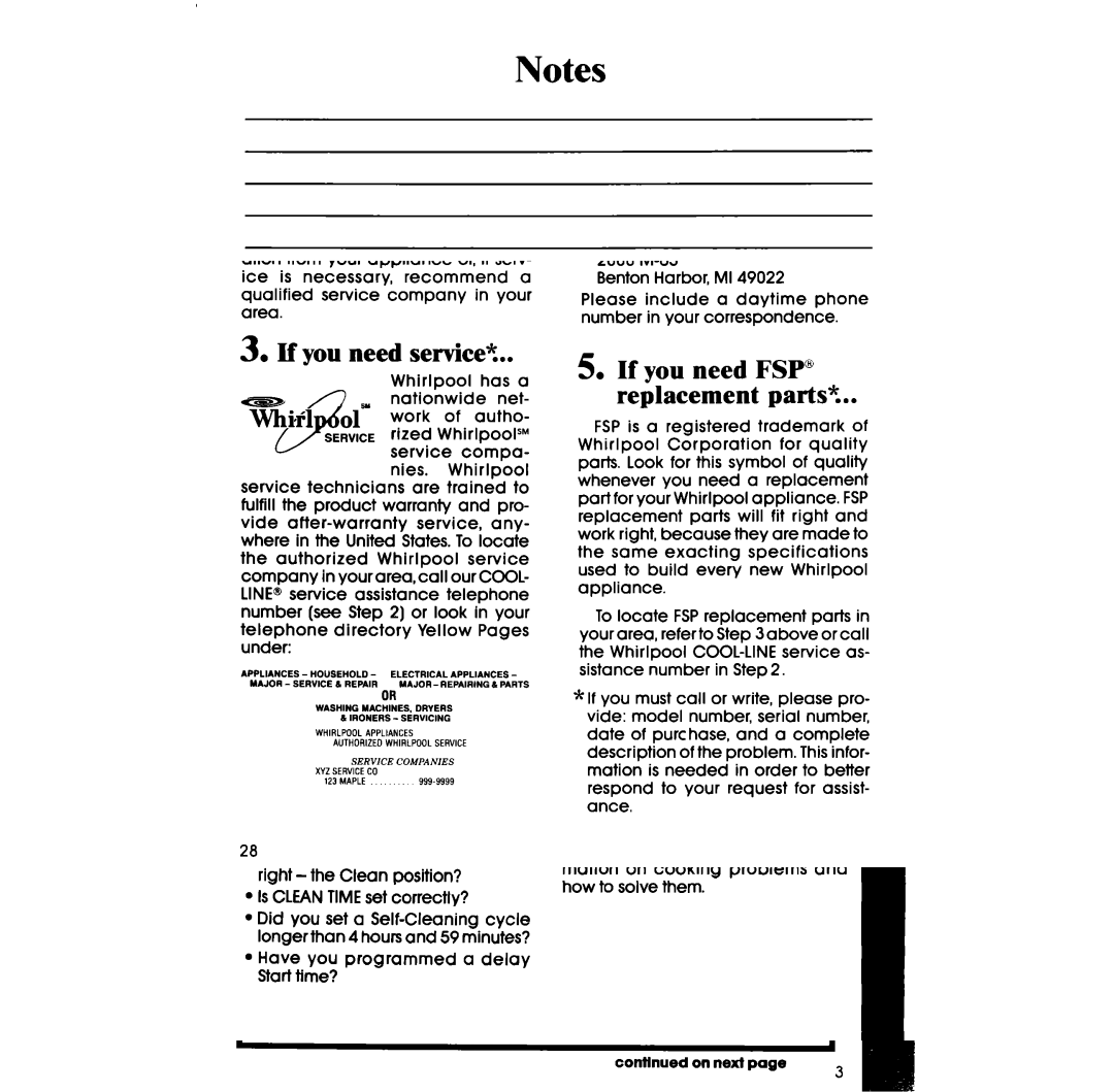 Whirlpool RF398PXW manual 