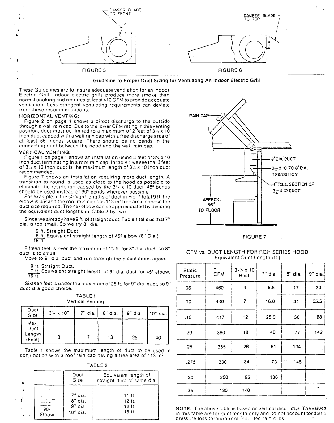 Whirlpool RGH 8300-2, RGH 8300-1 manual 