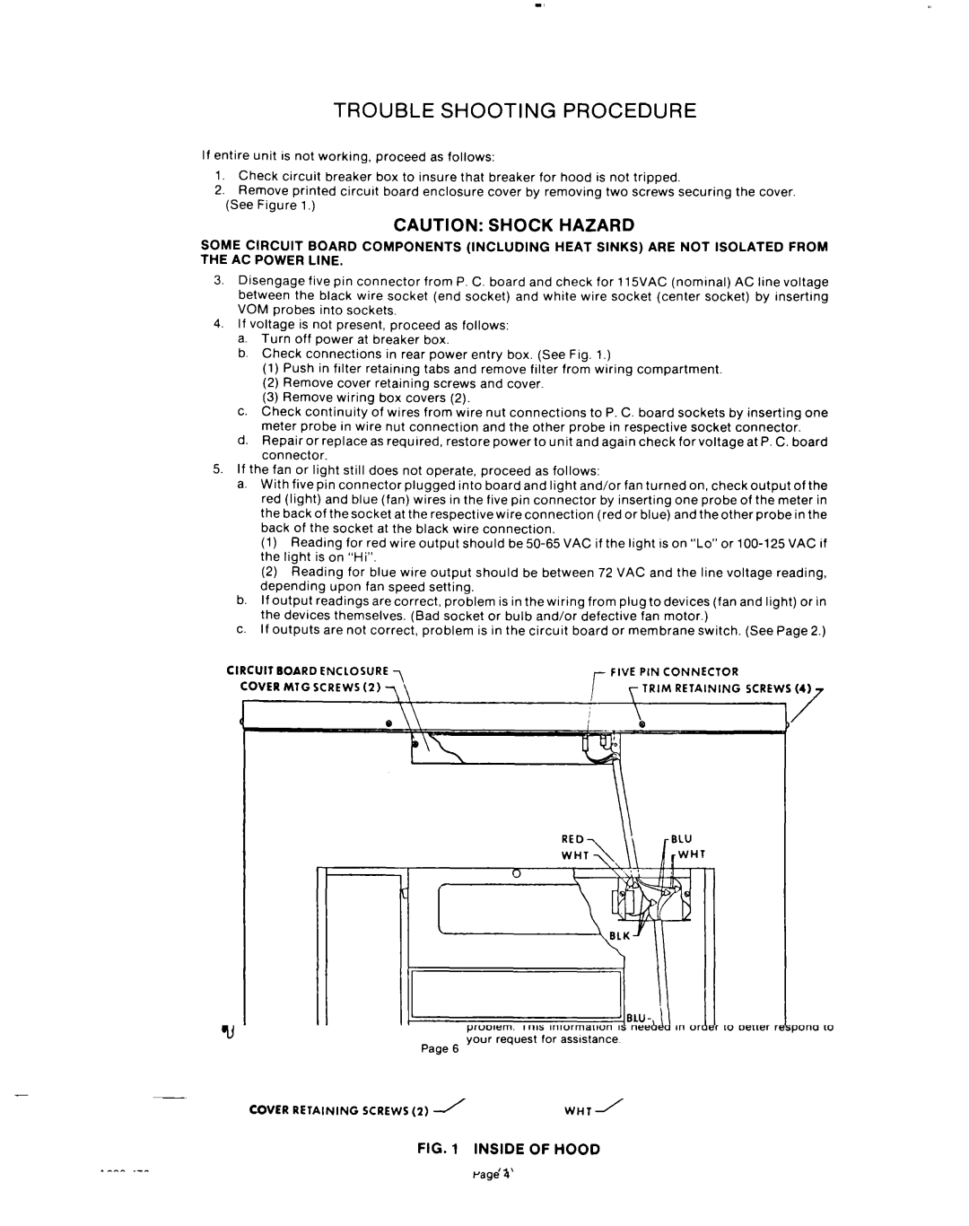 Whirlpool RH8930XLS manual Cover MTG, Cover Retaining Screws 