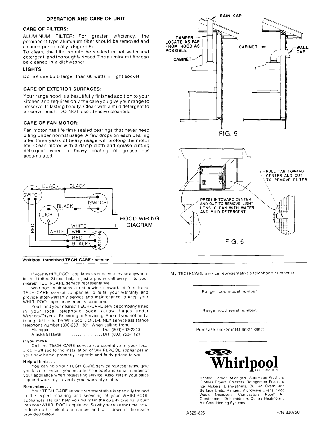 Whirlpool RHH 2000 dimensions ZLrlpool, Diagram 