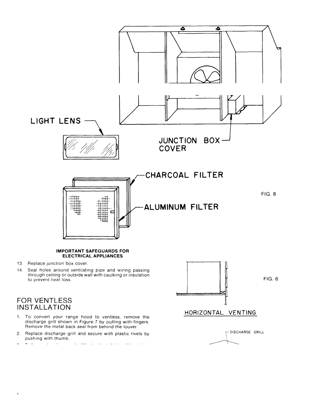 Whirlpool RHH 4300 operating instructions Important Safeguards for Electrical Appliances, Electricity do not MIX 