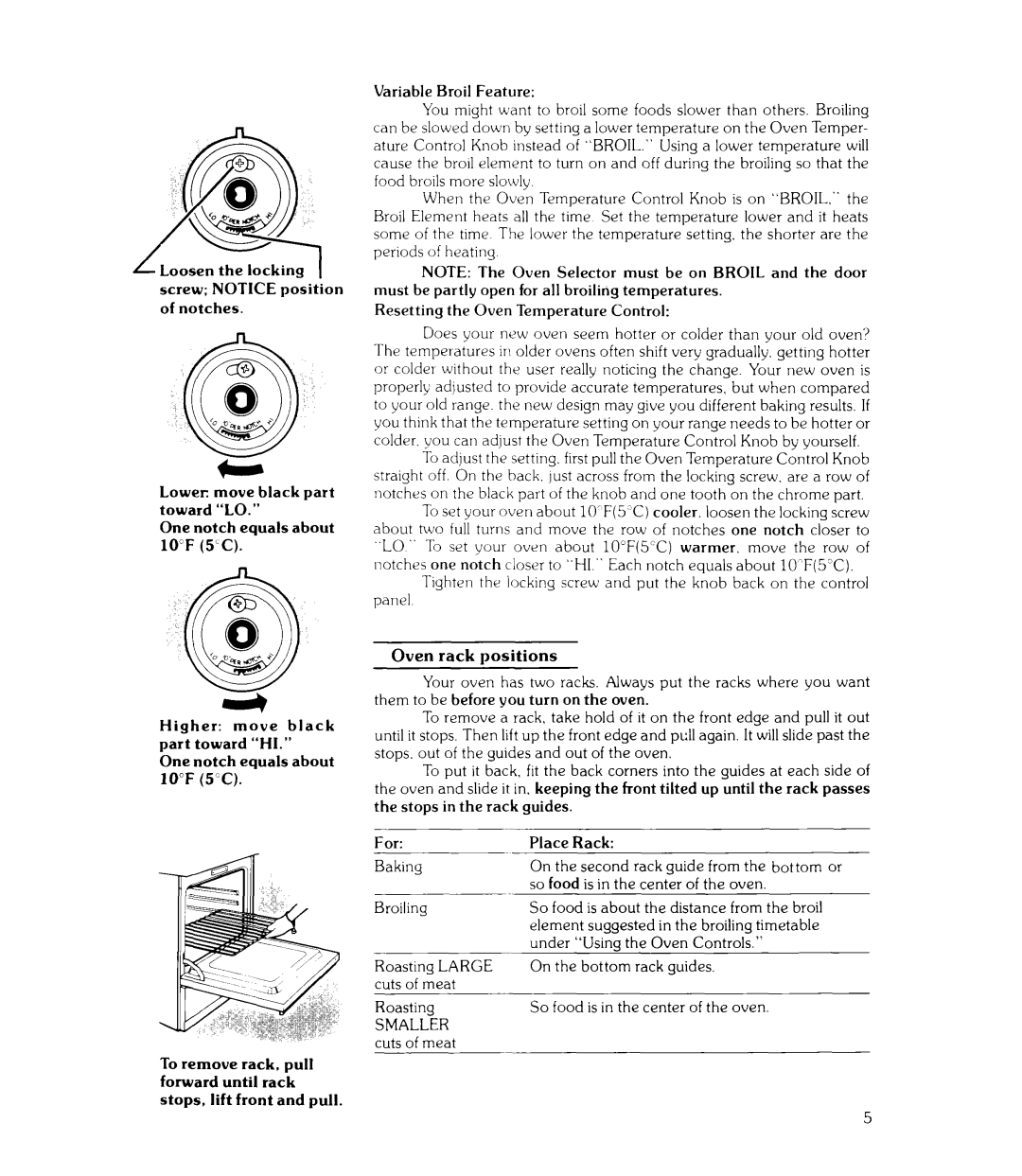 Whirlpool RJE-3020 manual So food is in the center of the oven, Roasting 