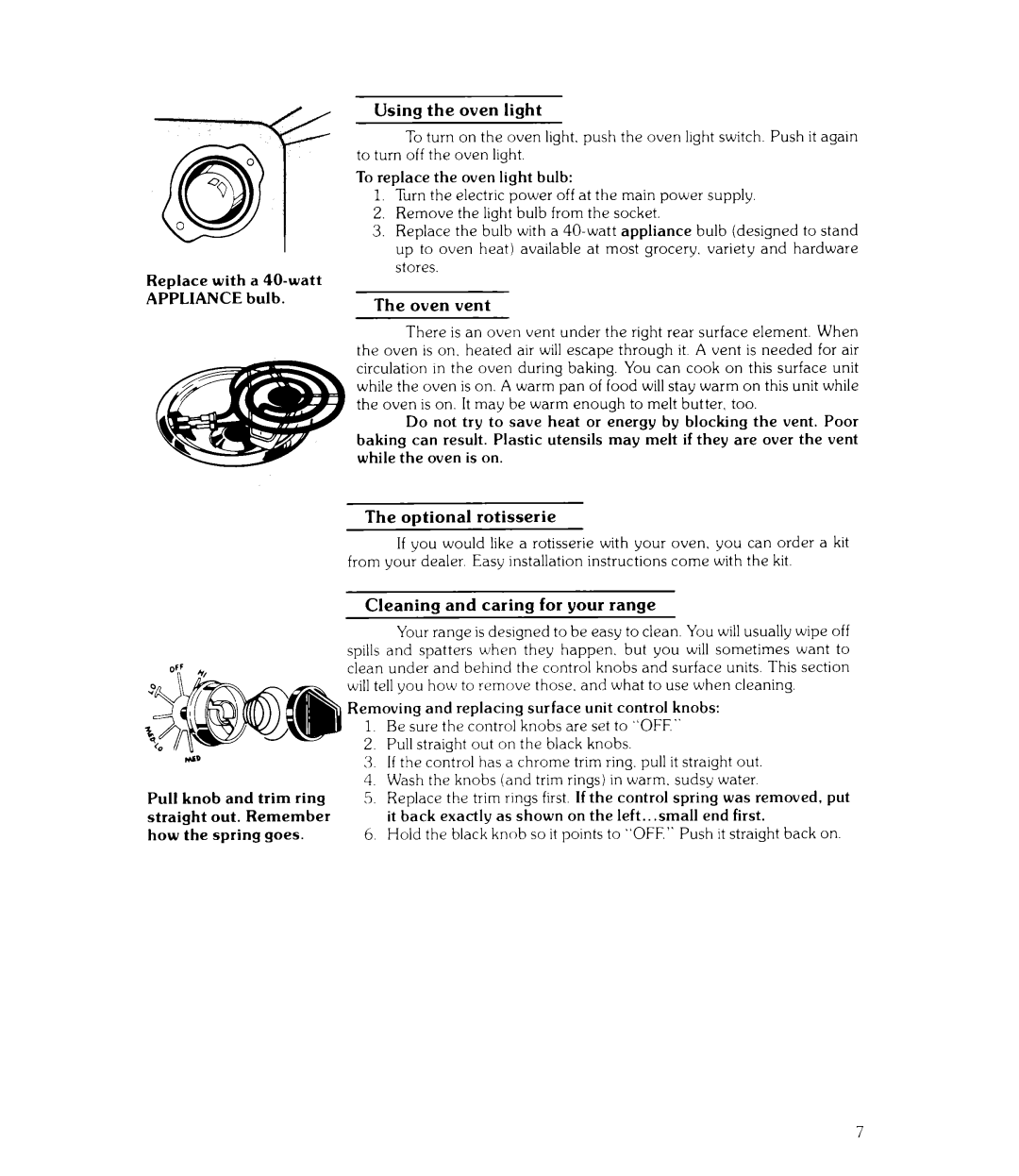 Whirlpool RJE-313P, RJE-3100 warranty C30 m0 