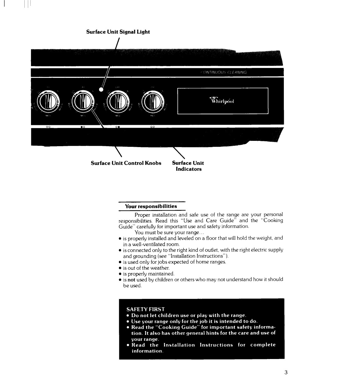 Whirlpool RJE-320-B manual 