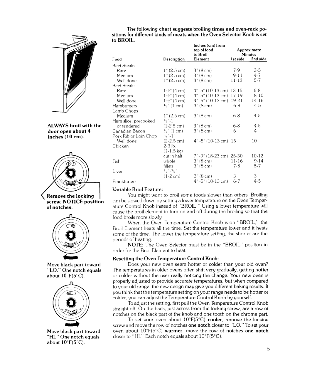 Whirlpool RJE-340P manual Medium 