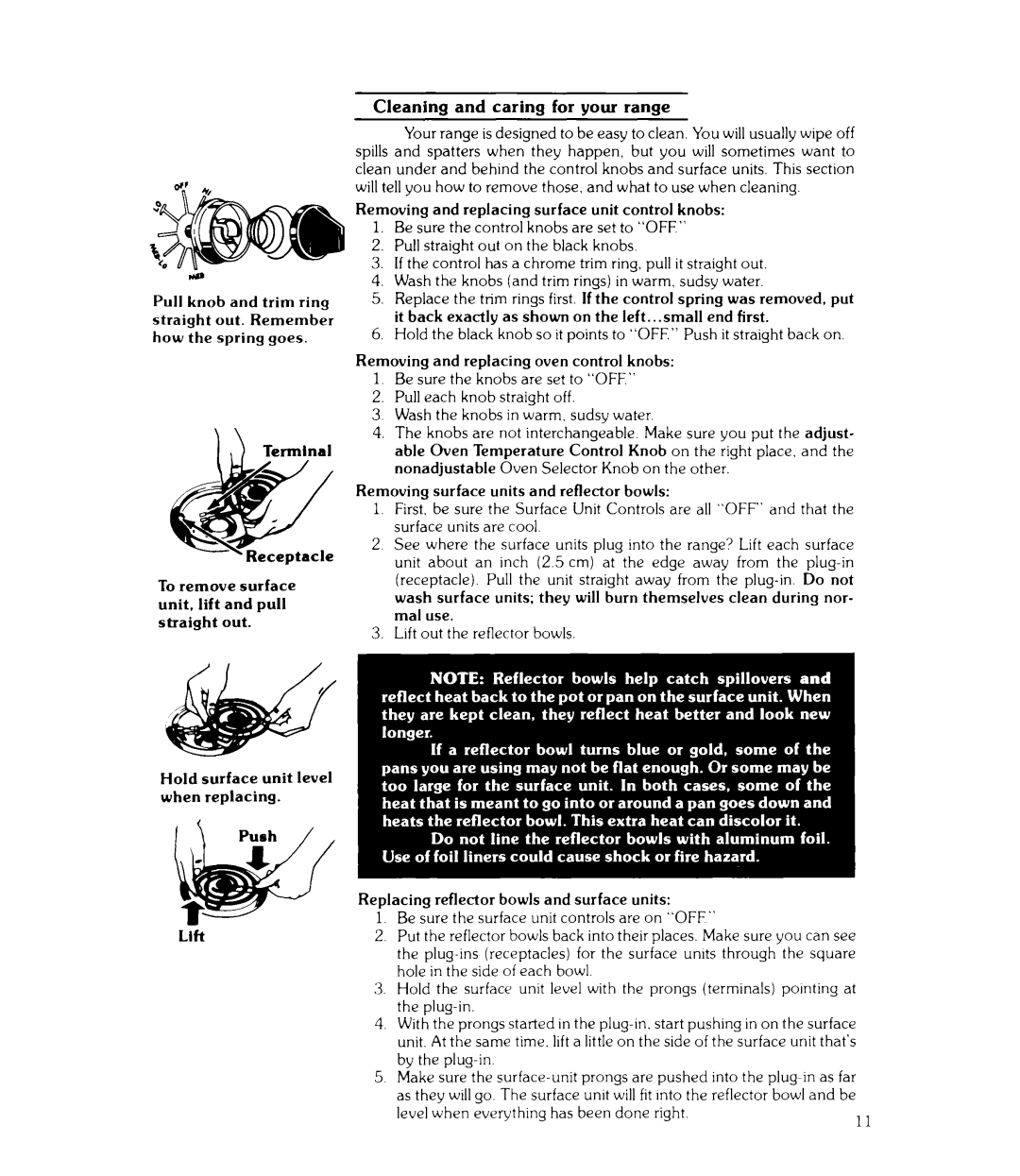 Whirlpool RJE-340P manual I$1Termlnal 