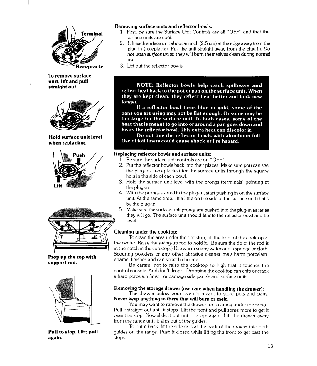 Whirlpool RJE-3600 warranty USe 