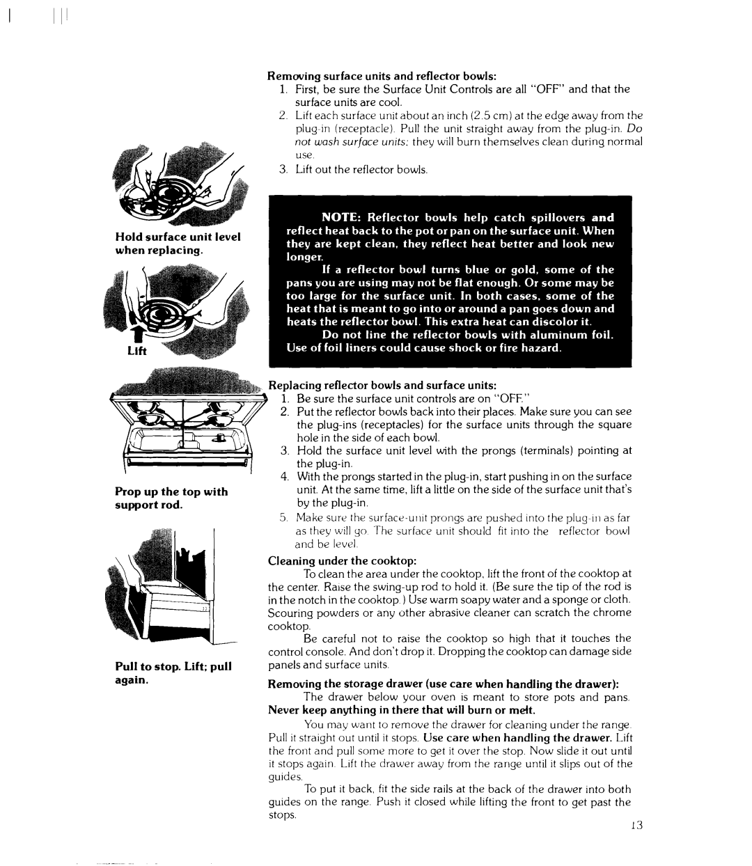 Whirlpool RJE-363P manual 