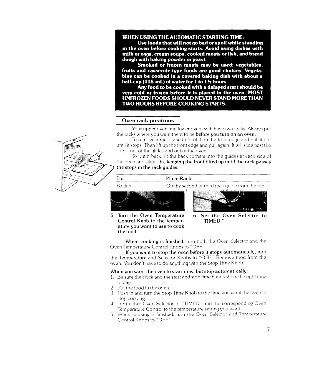 Whirlpool RJE-960P, RJE-963PP So food is in the center of the oven, Broiling, Element suggested in the broiling timetable 