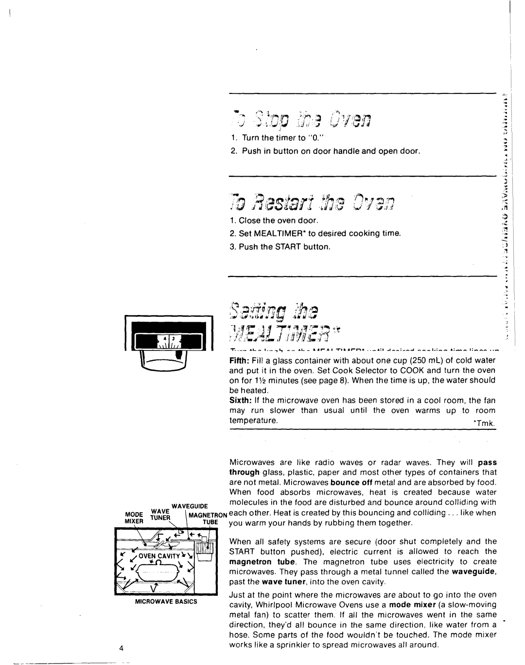 Whirlpool RJM 7100 manual 