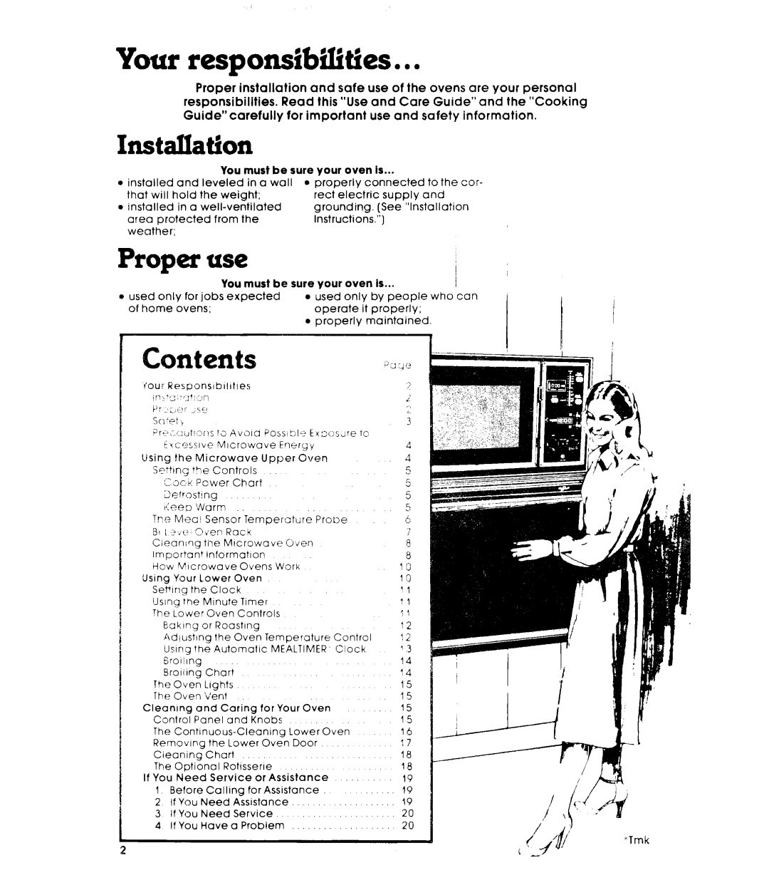 Whirlpool RM235PXL warranty Installation, Proper use, Ntents, 21ie 