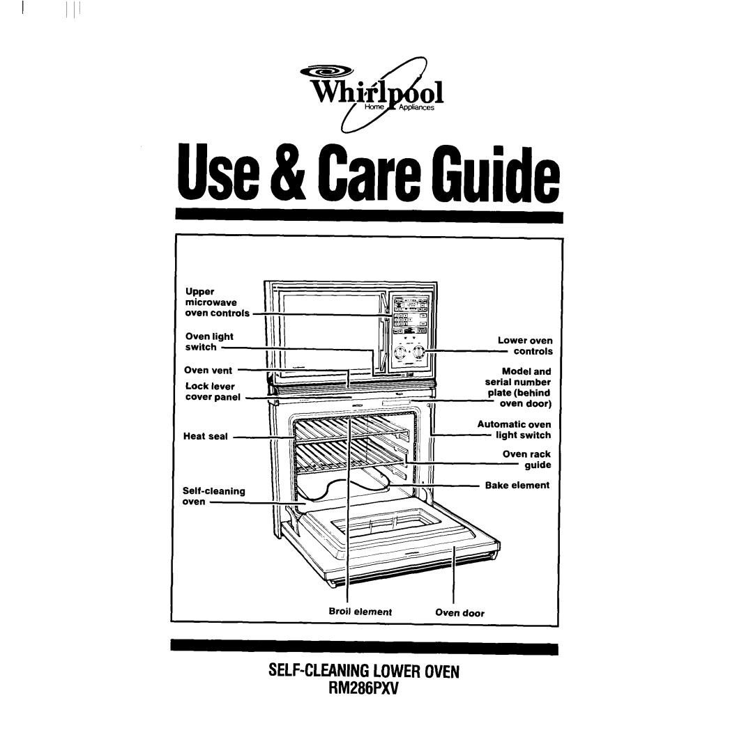 Whirlpool RM286PXV manual Use&CareGuide 