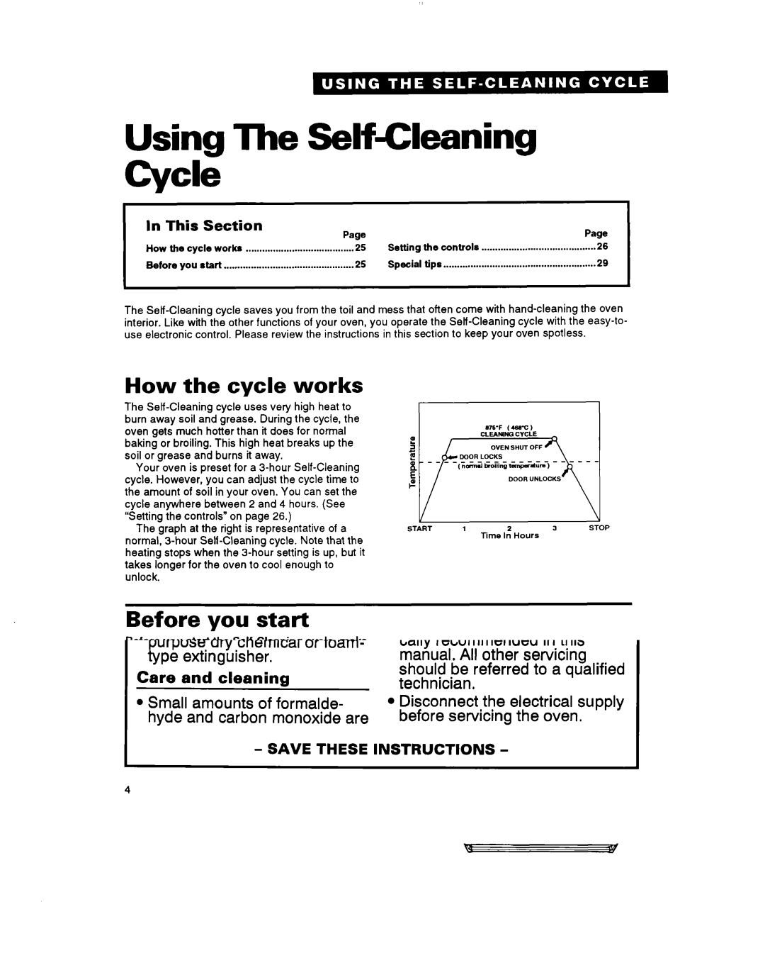 Whirlpool RM765PXB, RM770PXB warranty Using The Self-Cleaning Cycle, How the cycle works, Before you start 