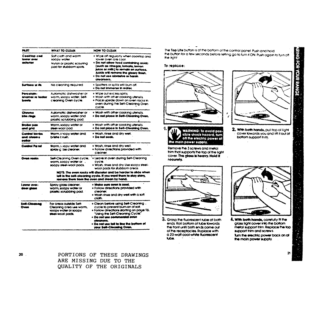 Whirlpool RM988PXP manual 