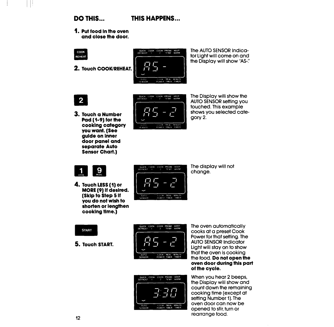 Whirlpool RM988PXV, RM288PXV manual Do this 