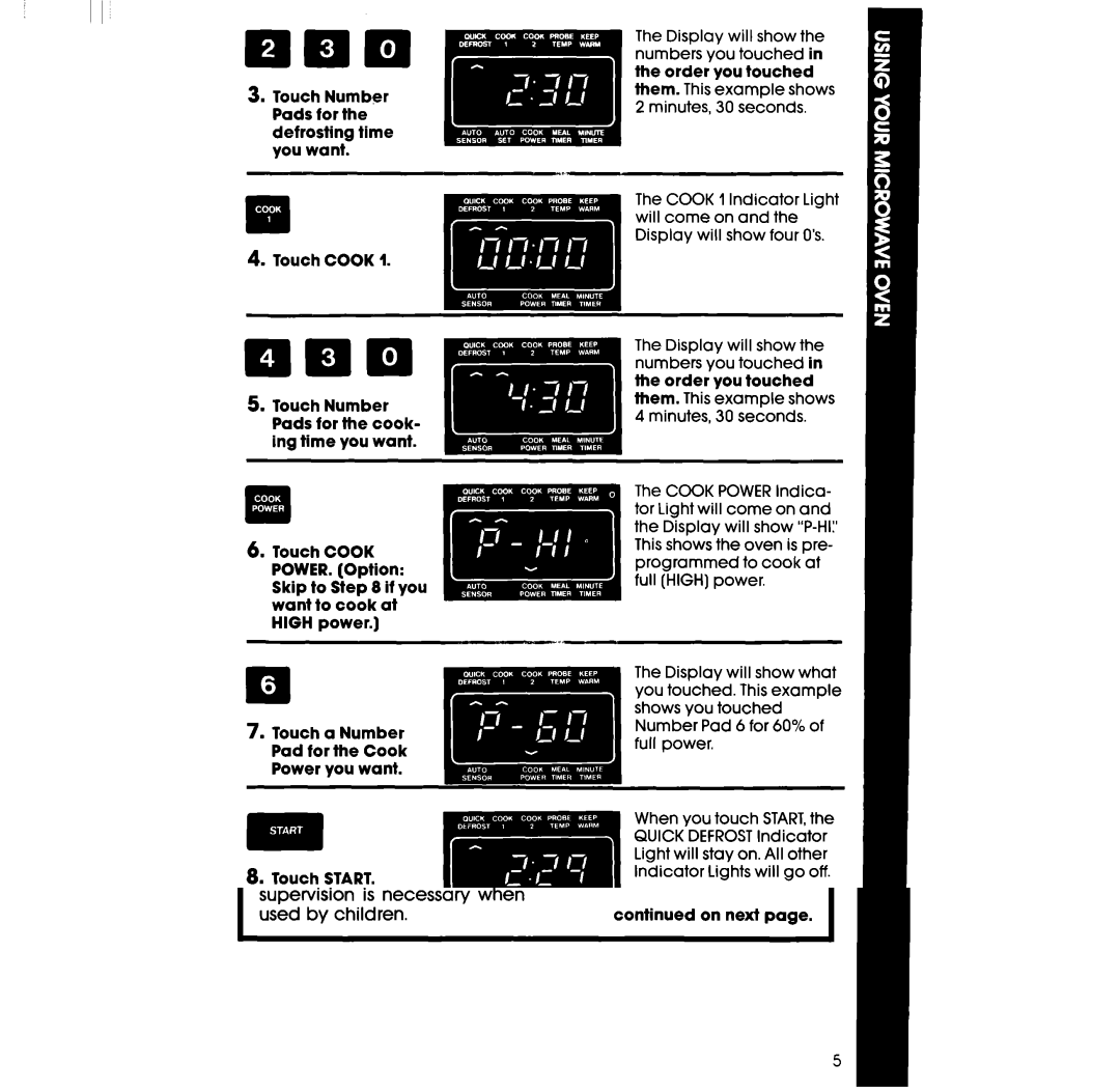 Whirlpool RM996PXV manual 