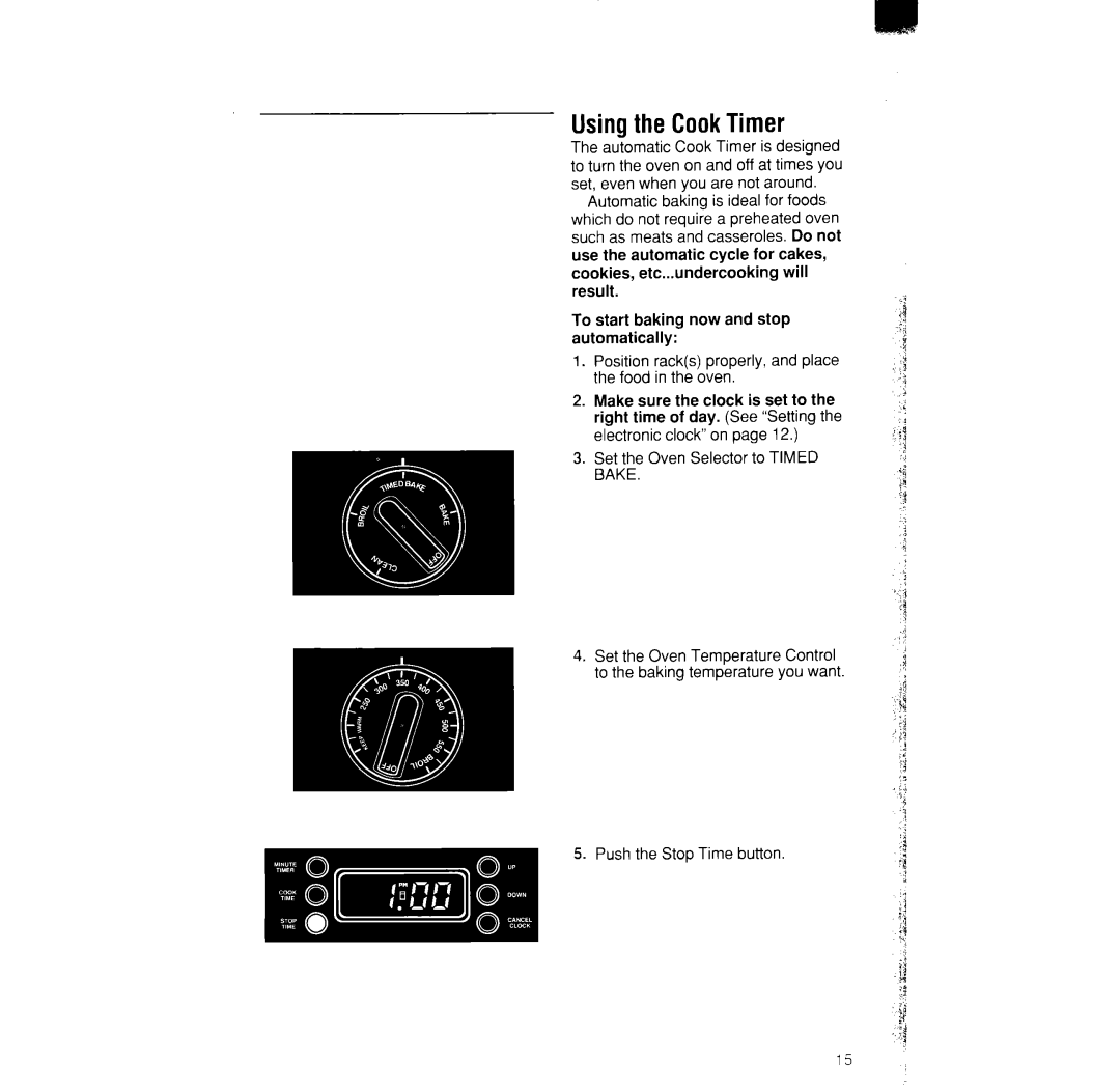 Whirlpool RS373PXW manual Usinathe CookTimer 