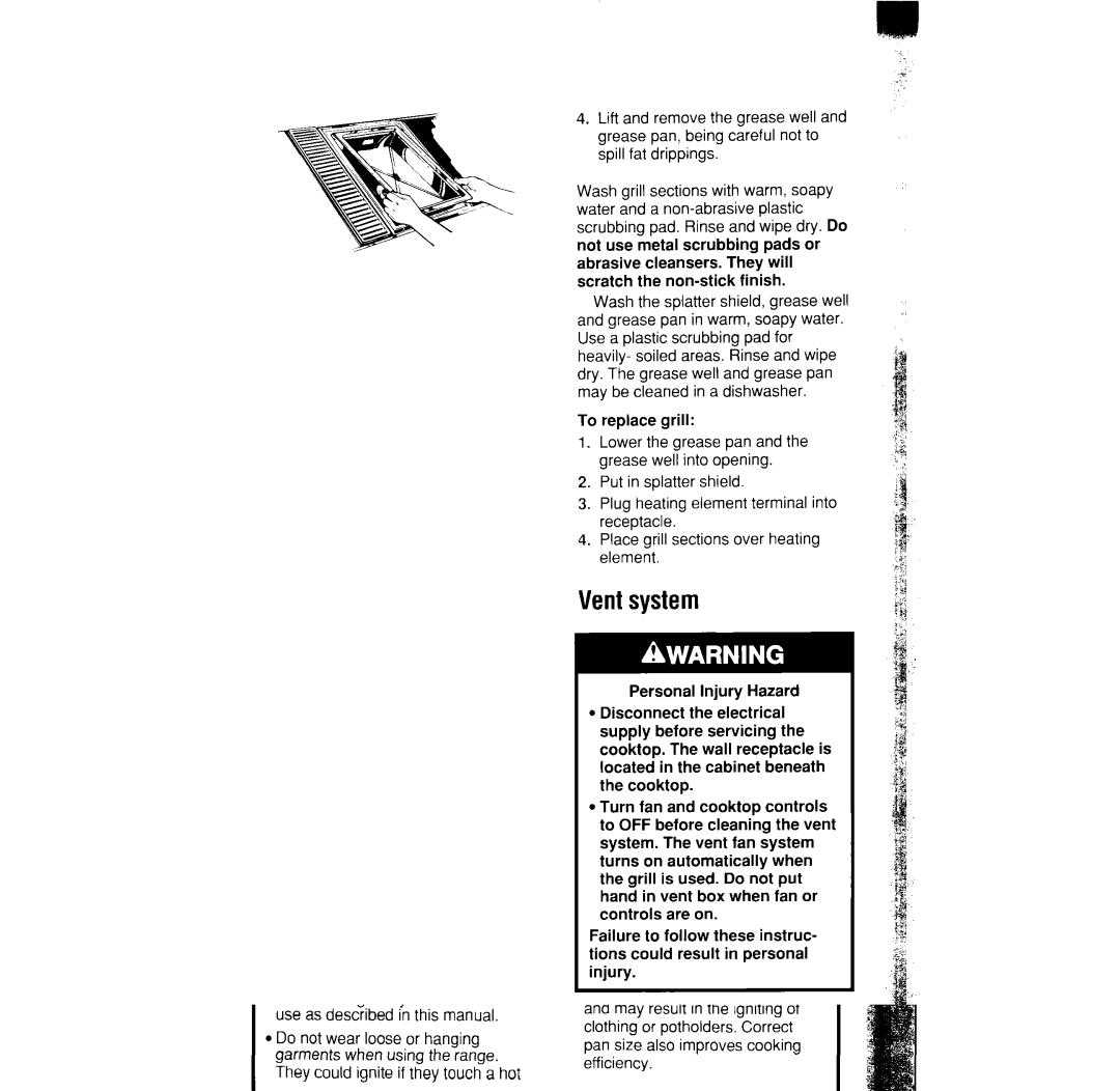 Whirlpool RS373PXW manual Ventsystem 